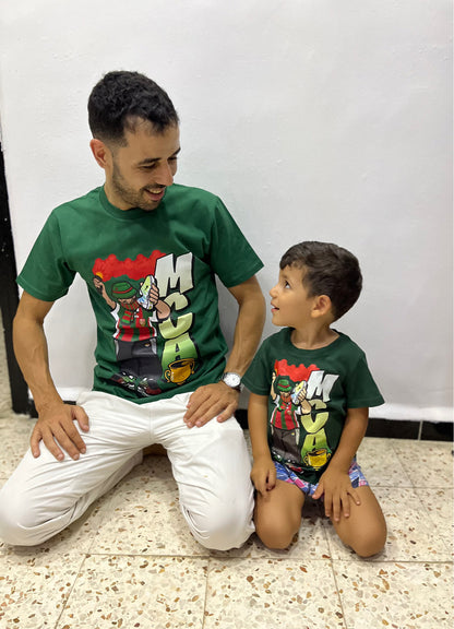 T-Shirt MCA & TN -Green-
