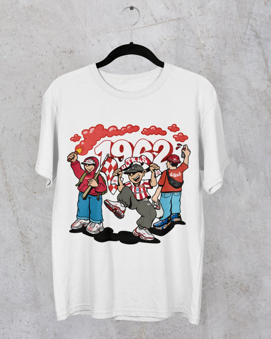 T-Shirt CRB & TN -White-